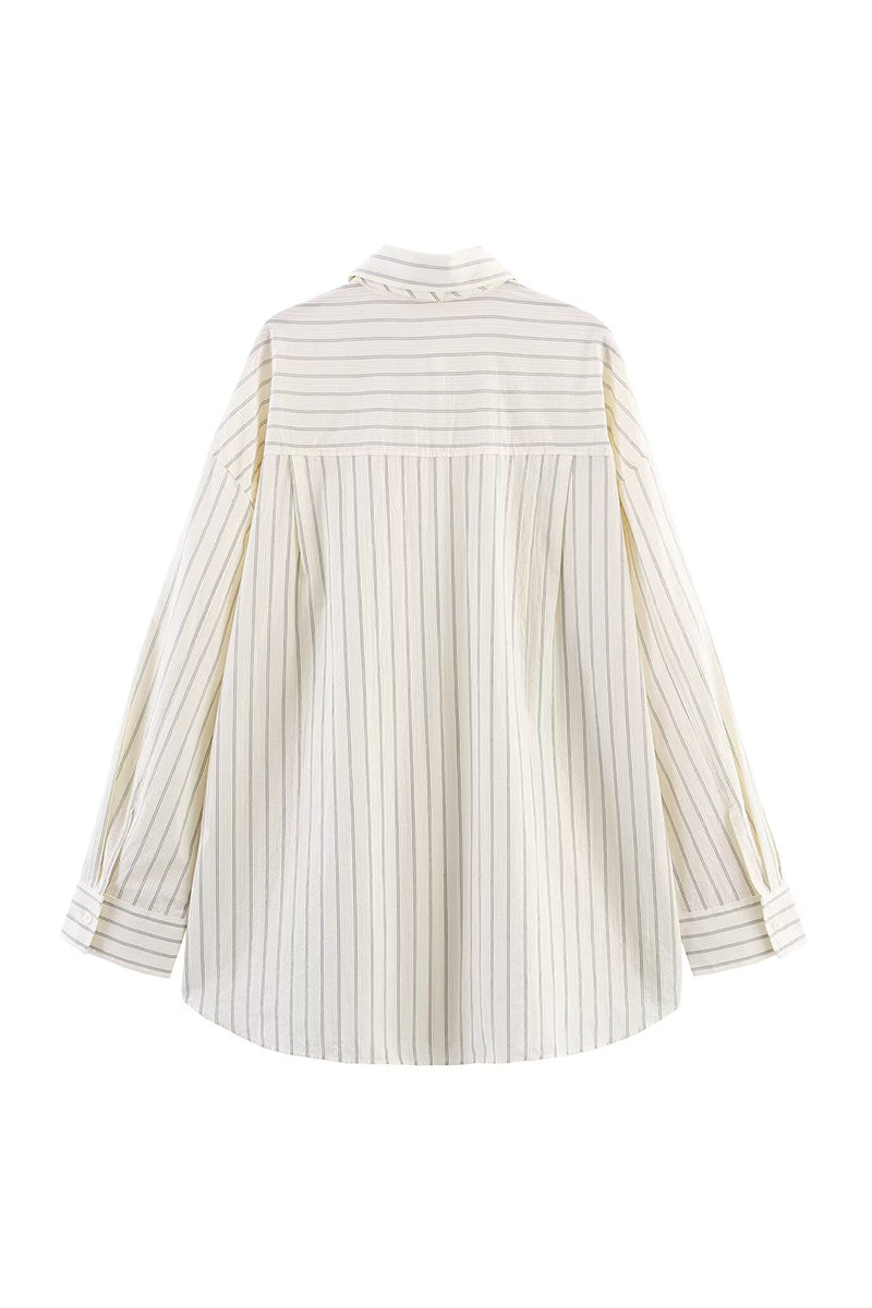 Striped Shirt with Matching Tie