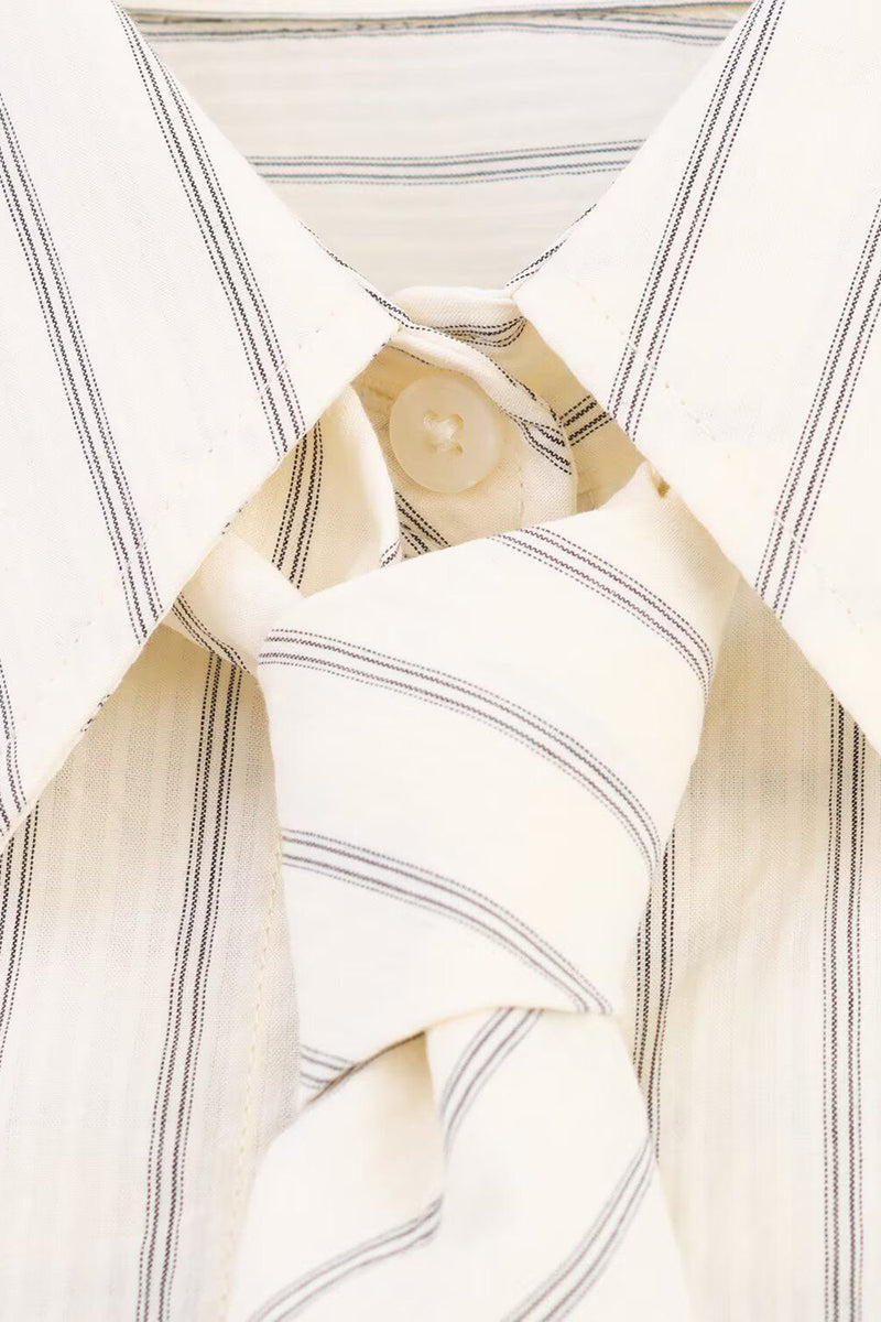 Striped Shirt with Matching Tie