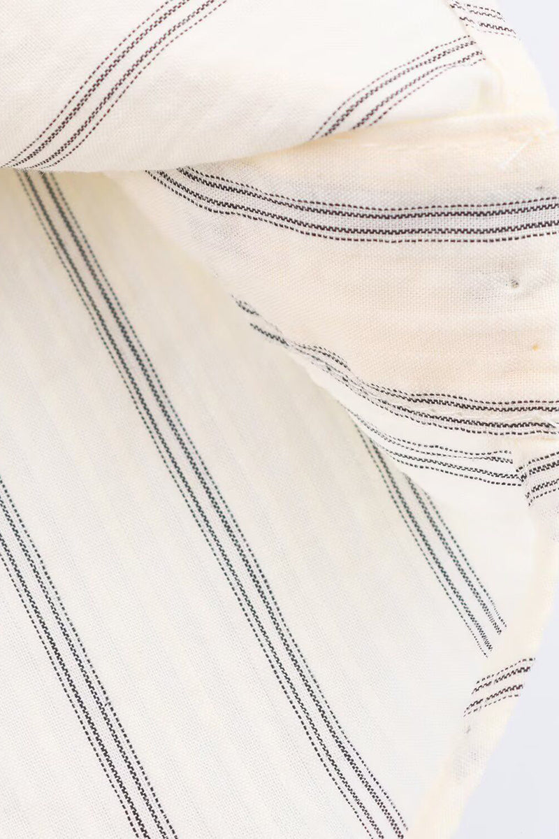 Striped Shirt with Matching Tie