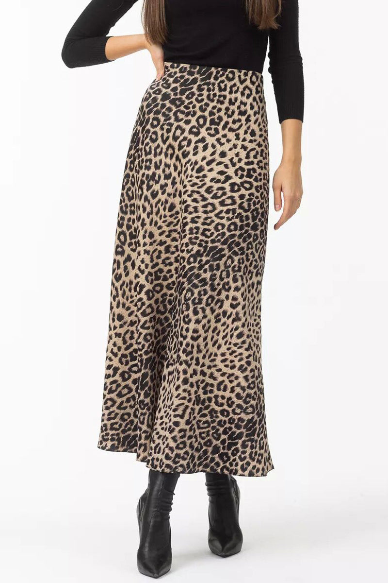 Leopard Print Skirt