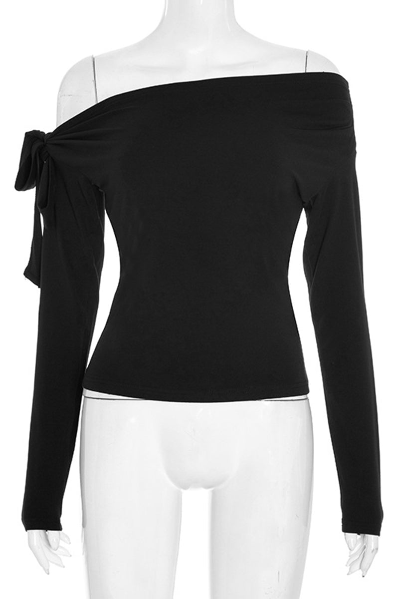 Asymmetrical One-Shoulder Top