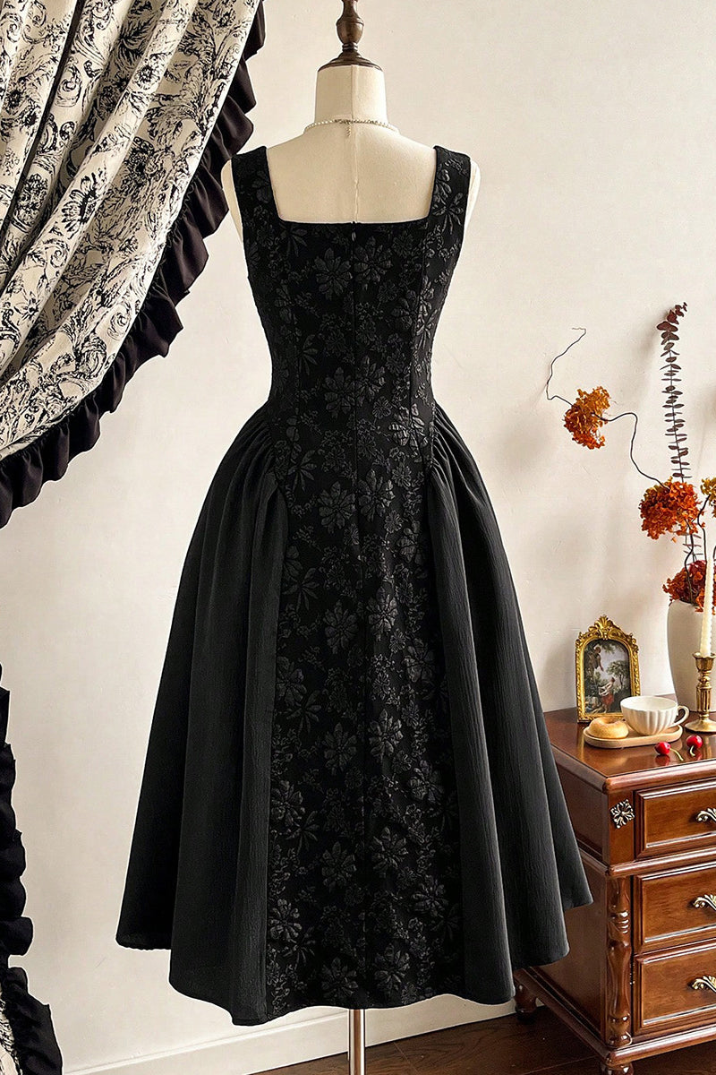 Floral Pattern Sleeveless Casual Dress