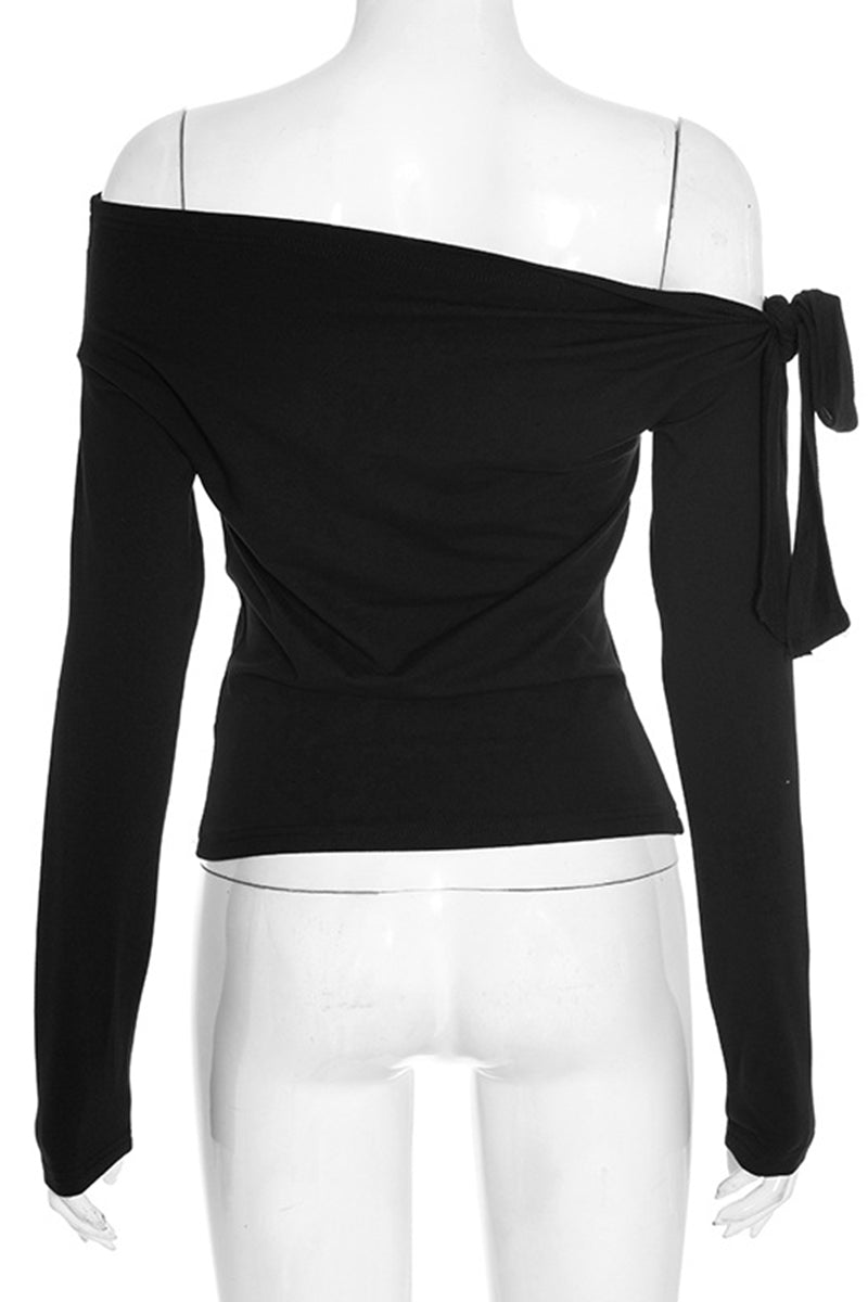 Asymmetrical One-Shoulder Top