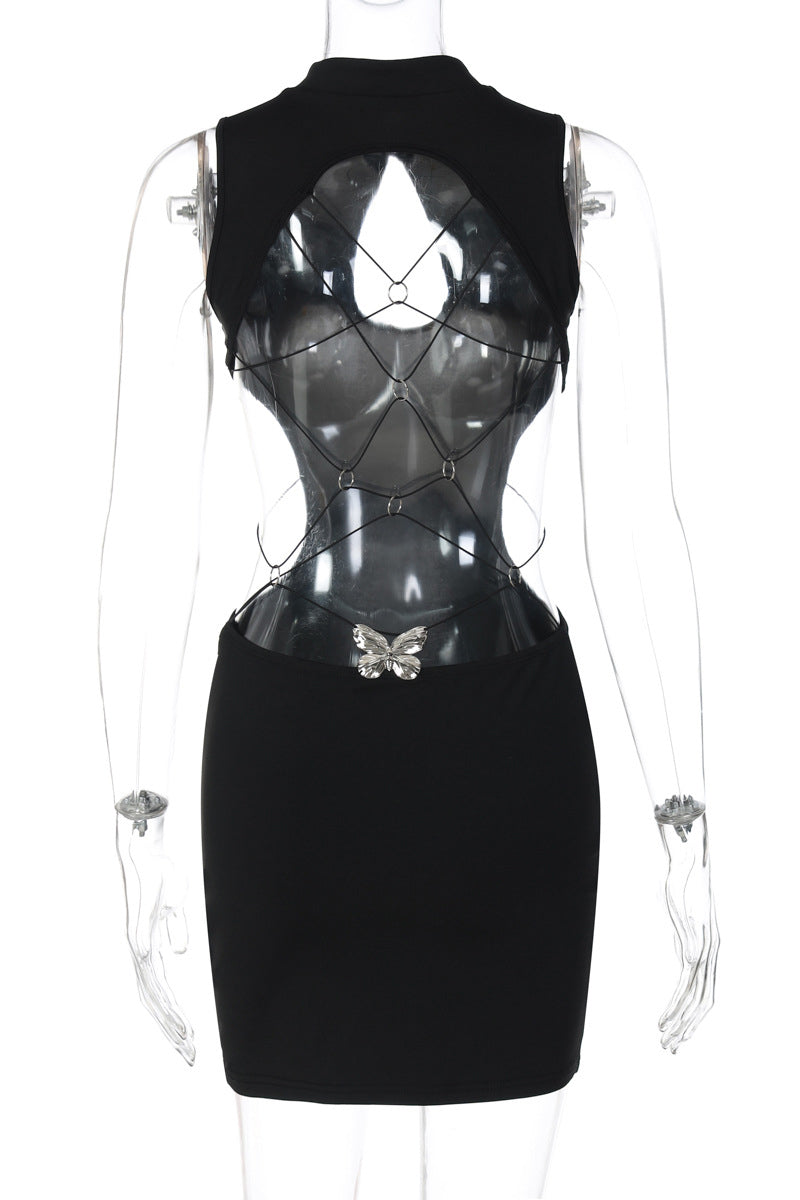 Cutout Bodycon Casual Dress