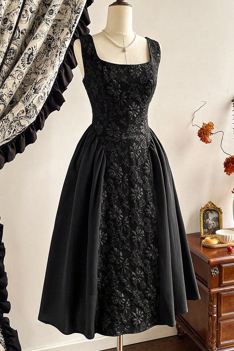 Floral Pattern Sleeveless Casual Dress