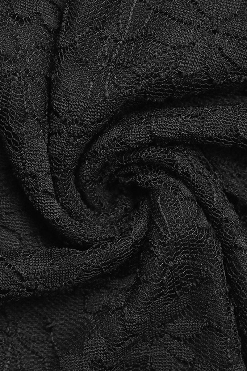 Sheer Lace Detail T-Shirt