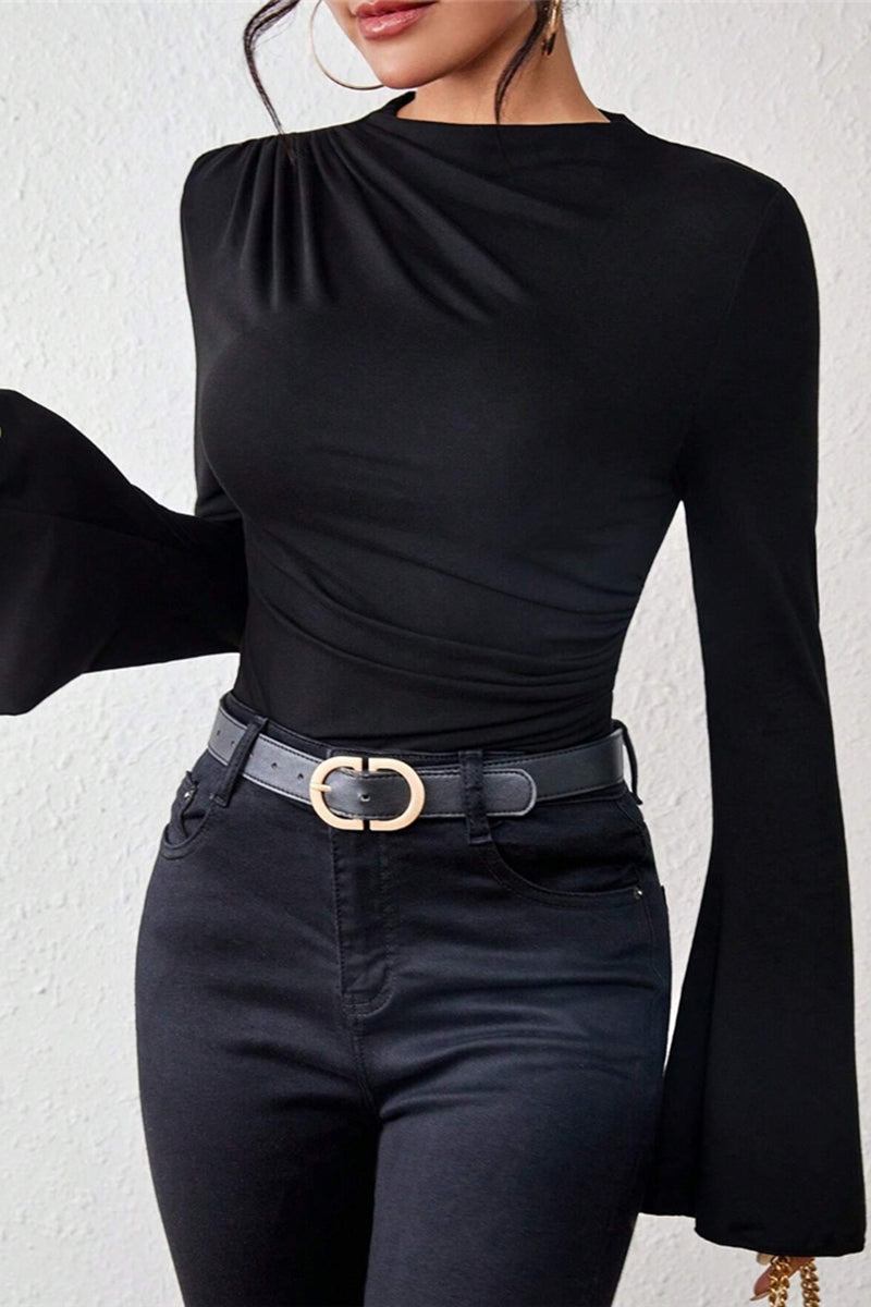 Elegant Long Sleeve T-Shirt