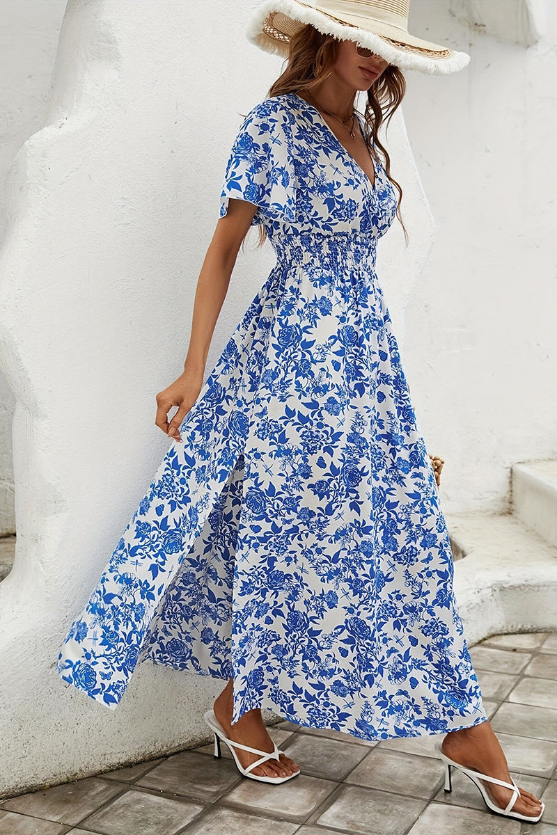 Floral Print Maxi Dress