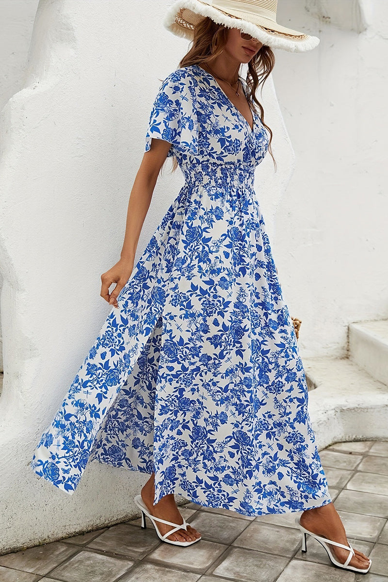 Floral Print Maxi Dress