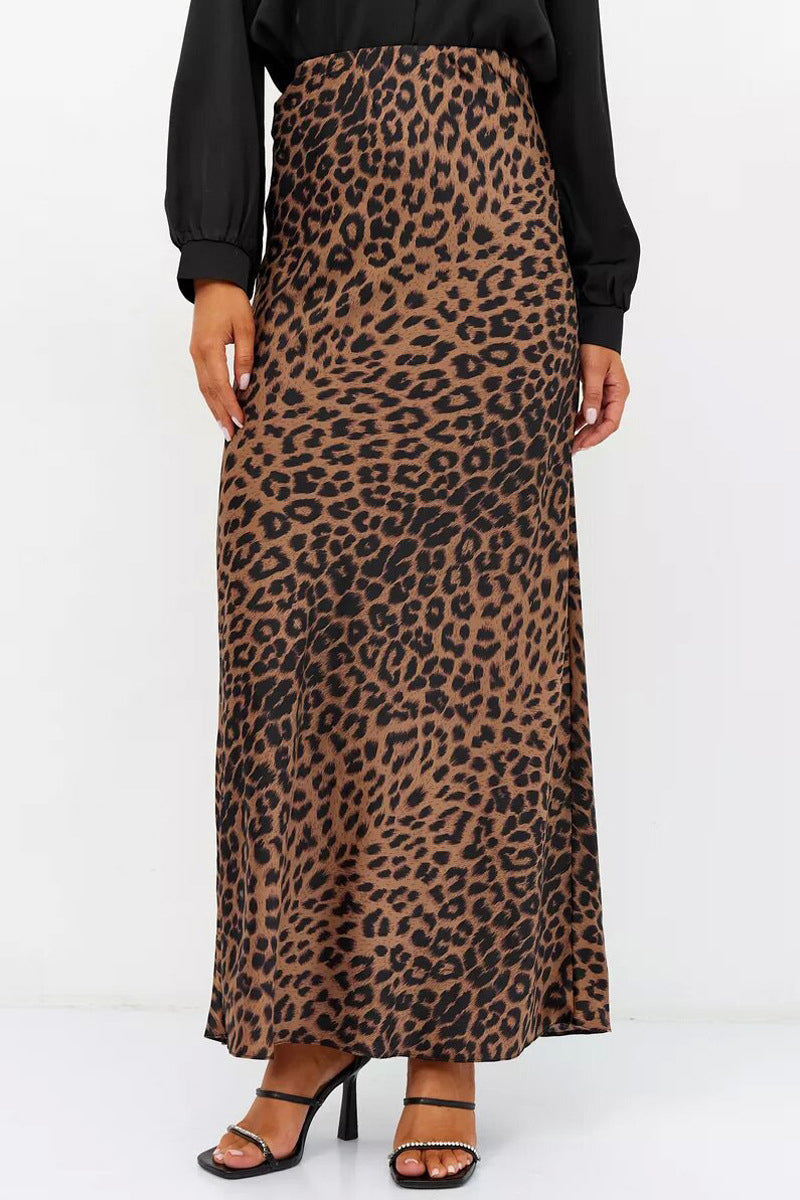 Leopard Print Skirt