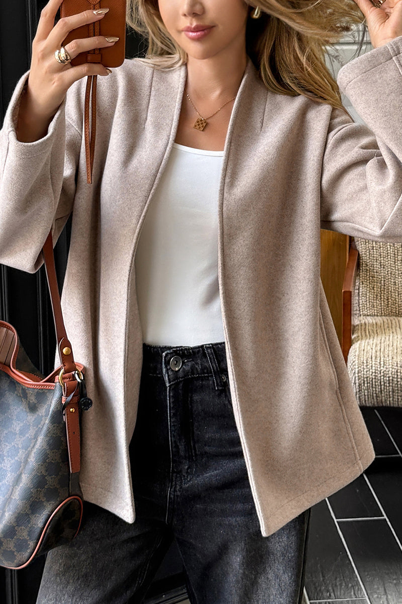 Open Front Casual Blazer
