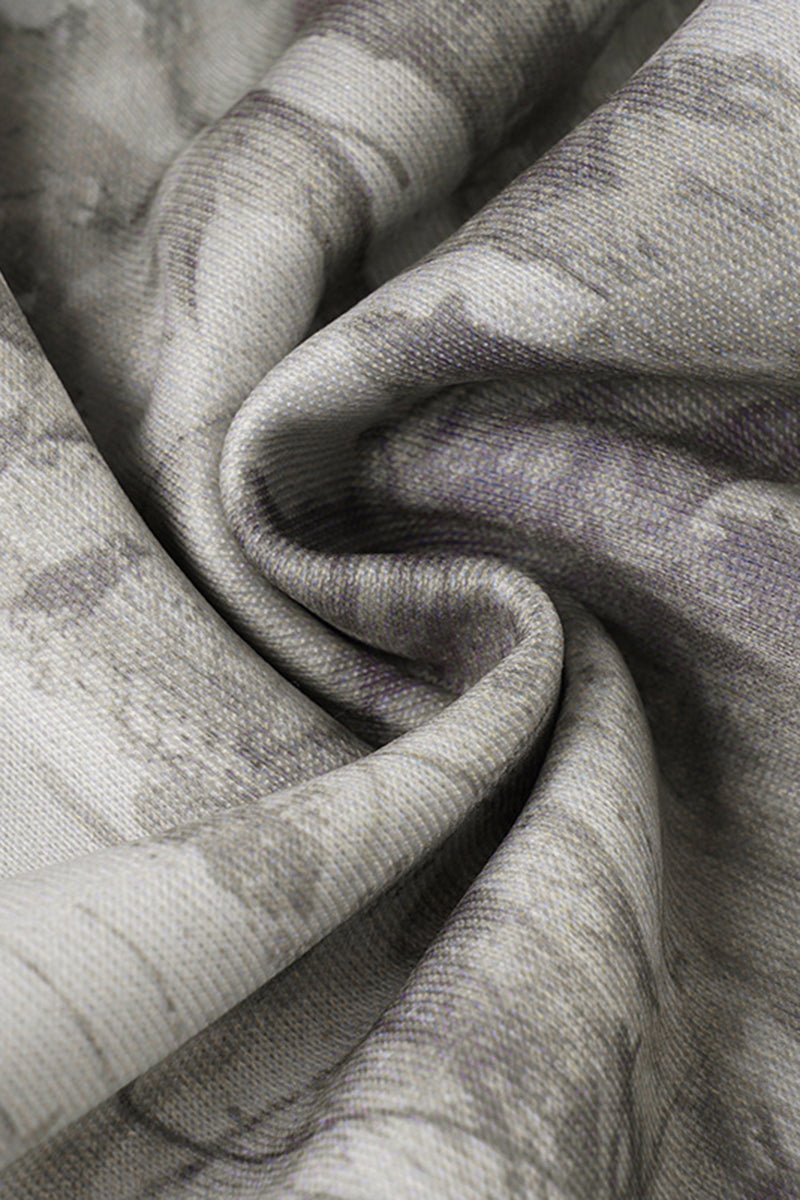 Off-Shoulder Printed Casual Top