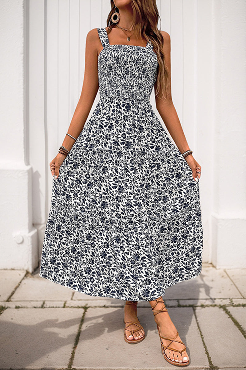 Floral Tiered Casual Dress