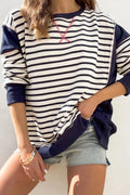 Striped Casual Long-Sleeve T-Shirt