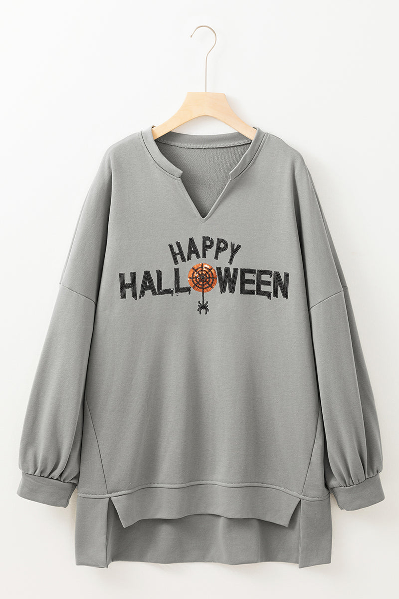 Happy Halloween Graphic Long Sleeve Top