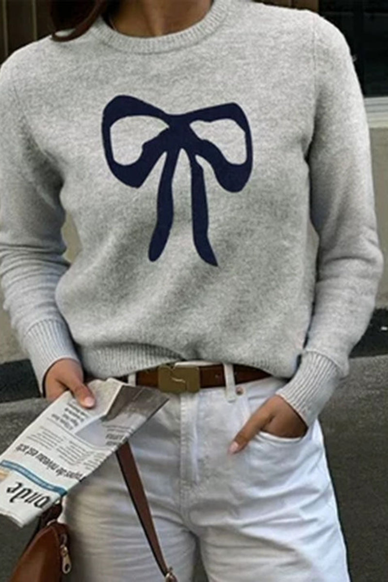 Playful Bow Detail Sweater