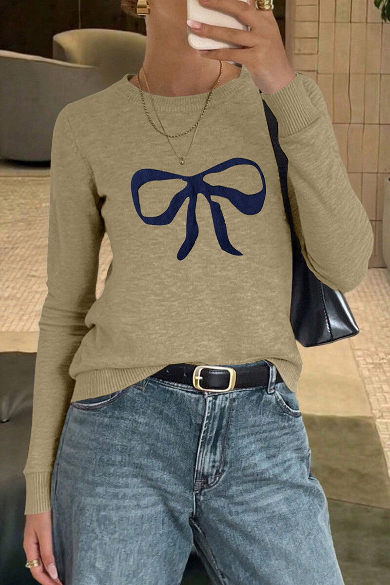 Playful Bow Detail Sweater