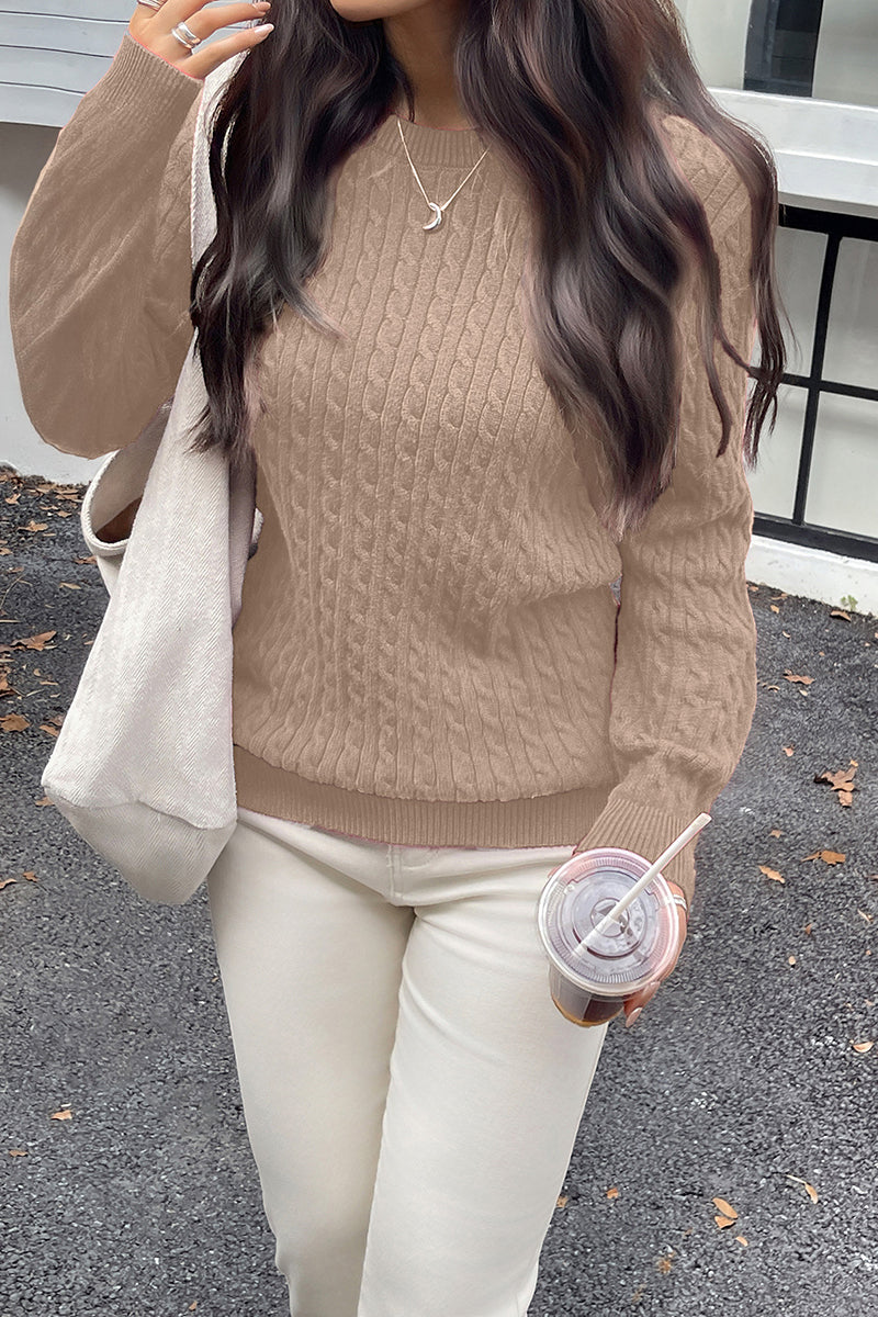 Classic Cable Knit Sweater