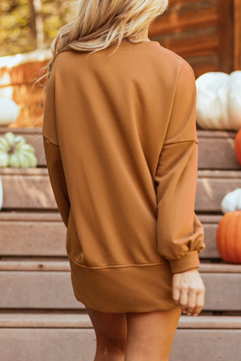 Happy Halloween Graphic Long Sleeve Top