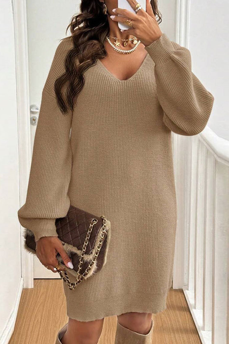 Bow Back Casual Dress