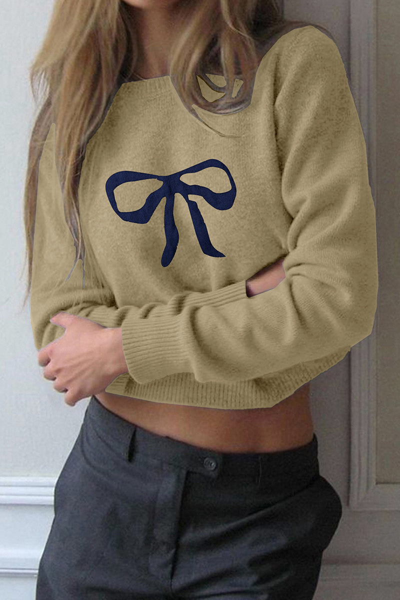 Playful Bow Detail Sweater