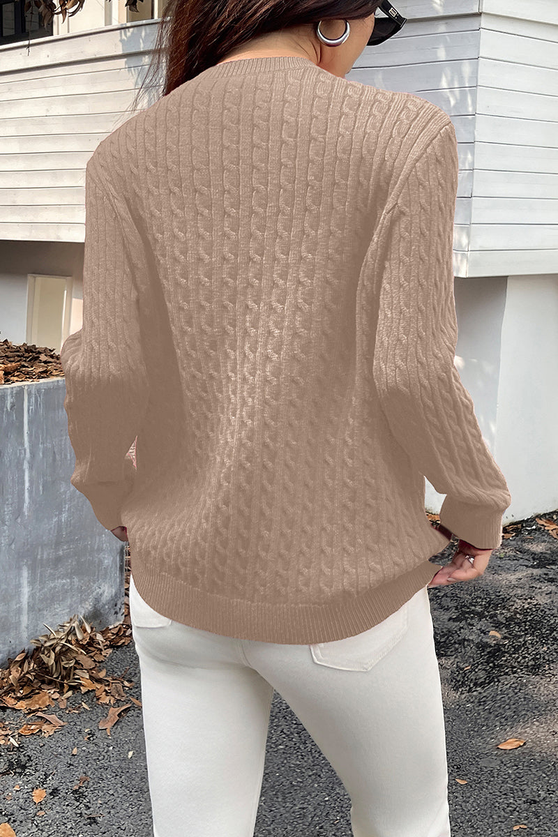 Classic Cable Knit Sweater