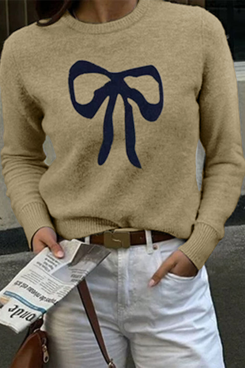 Playful Bow Detail Sweater