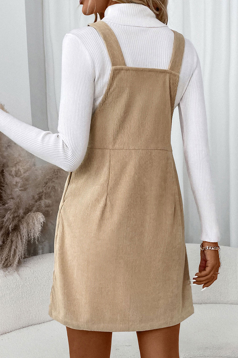 Effortless Pinafore Casual Dress
