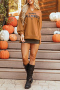 Happy Halloween Graphic Long Sleeve Top