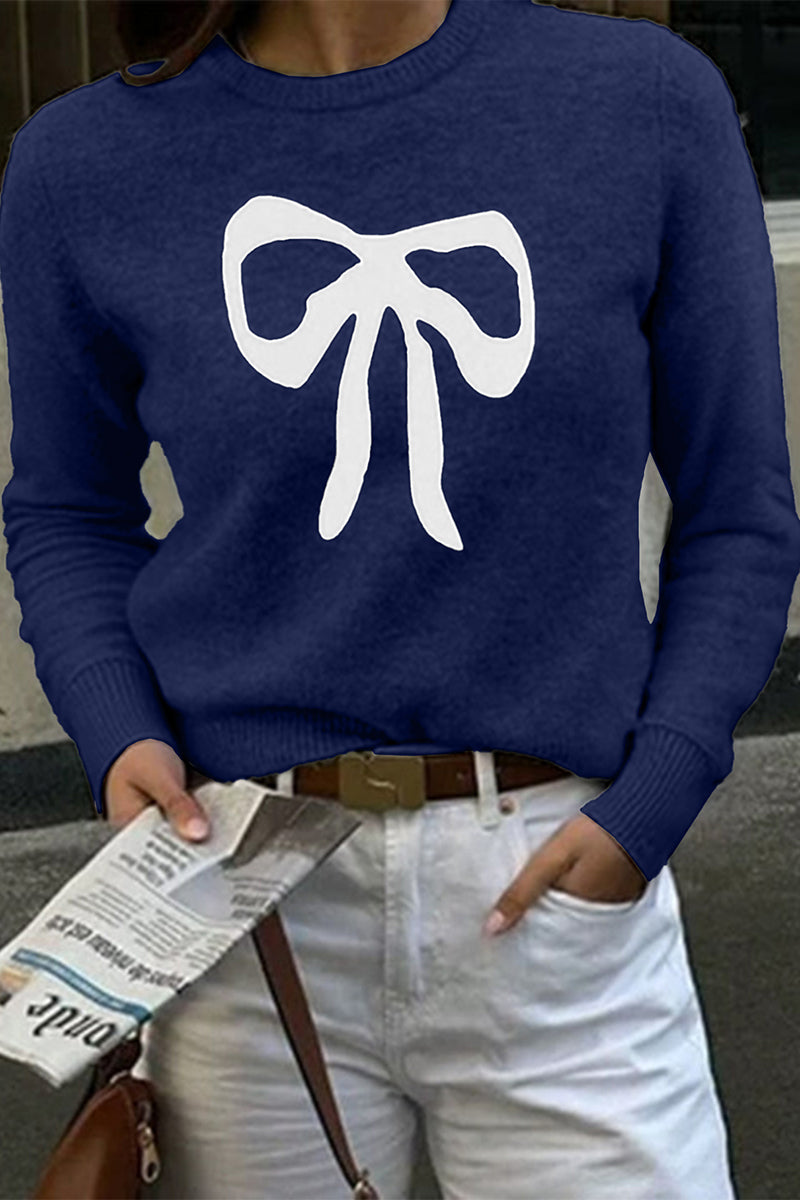 Playful Bow Detail Sweater