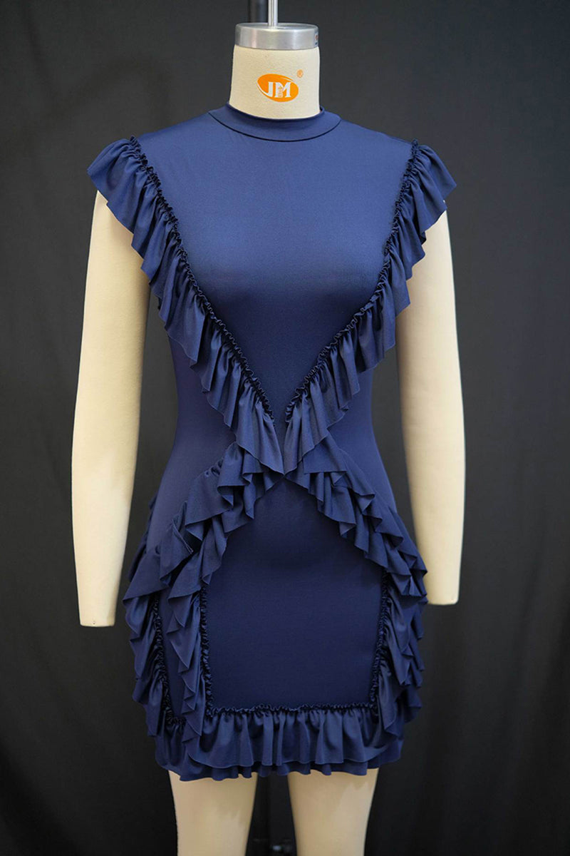 Ruffled Layered Casual Dress