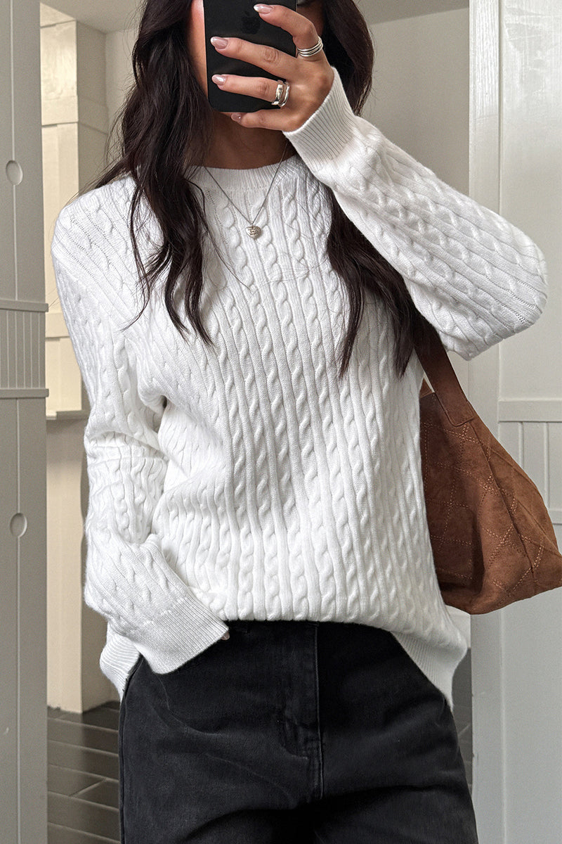 Classic Cable Knit Sweater