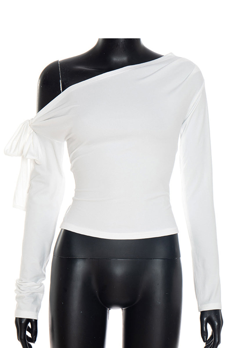 Asymmetrical One-Shoulder Top