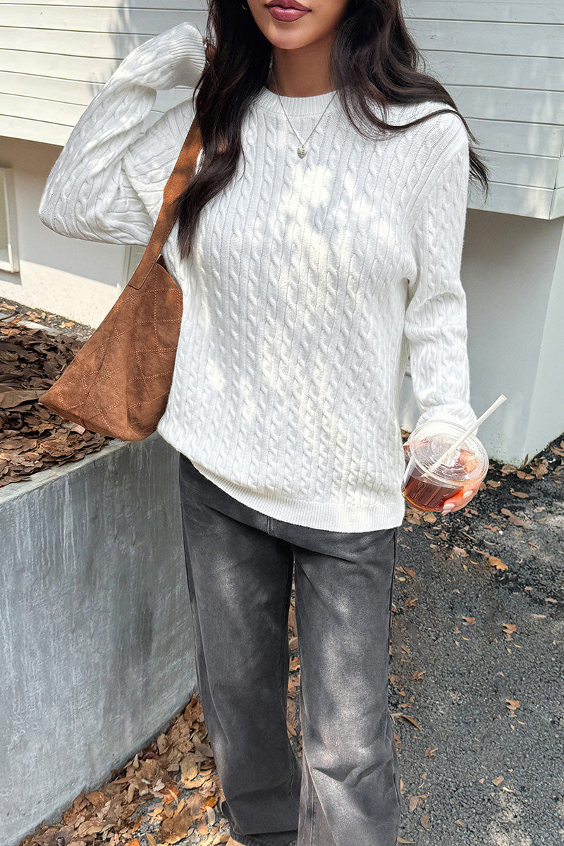 Classic Cable Knit Sweater