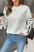 Tie-Sleeve Sweatshirt