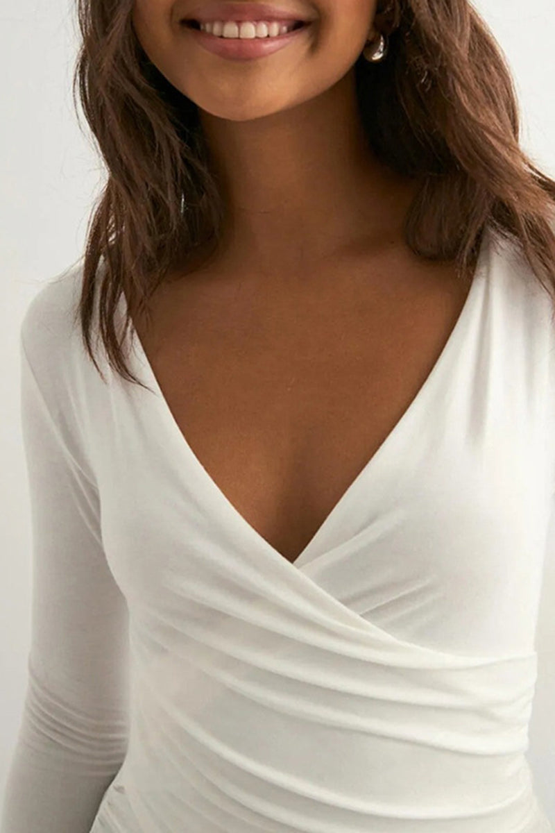 V-Neck Wrap T-Shirt