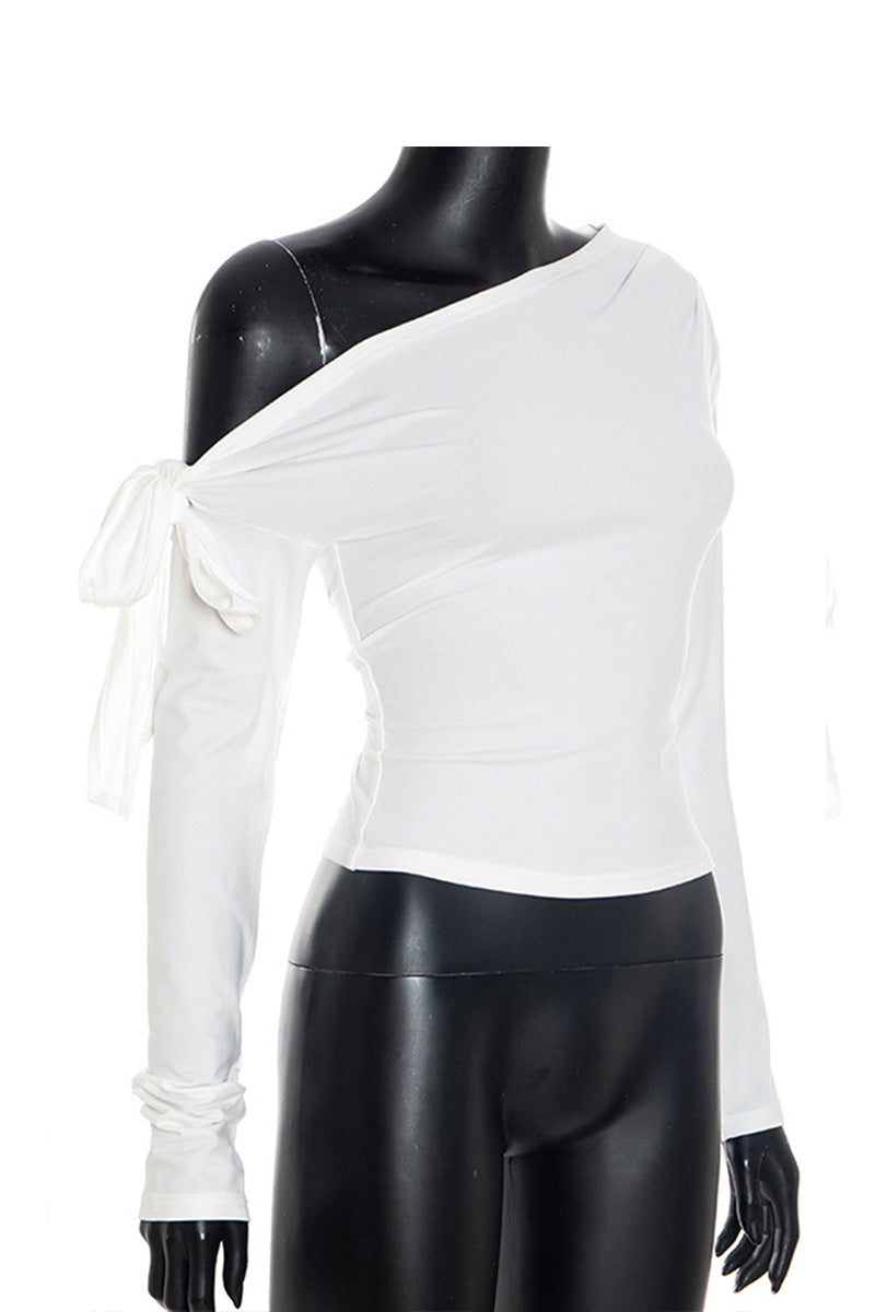 Asymmetrical One-Shoulder Top