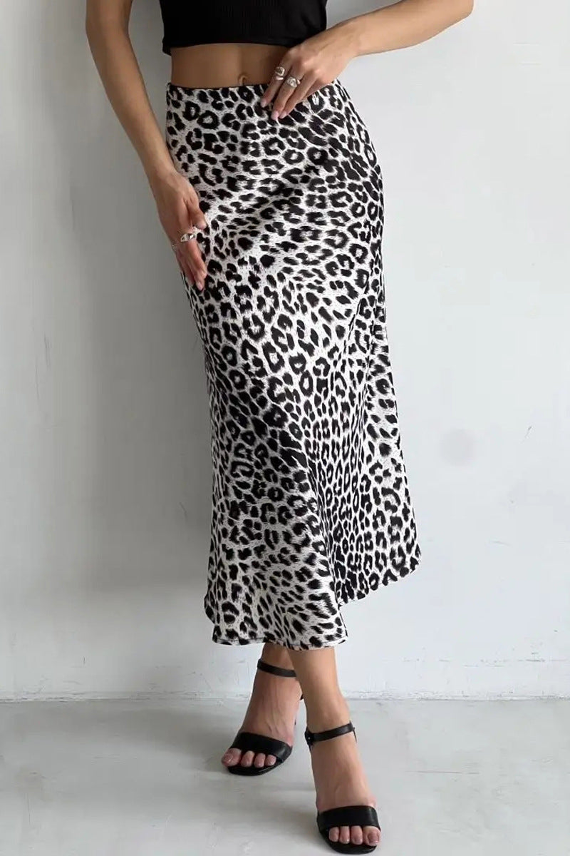 Leopard Print Skirt