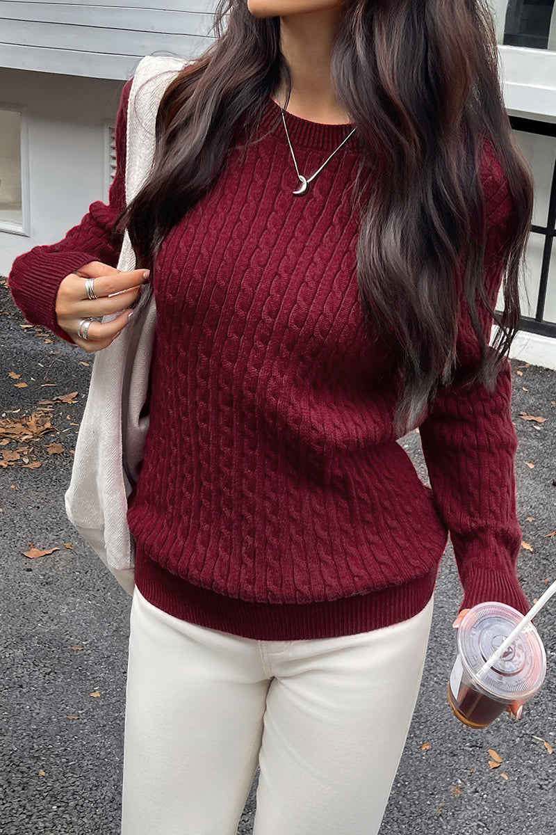 Classic Cable Knit Sweater