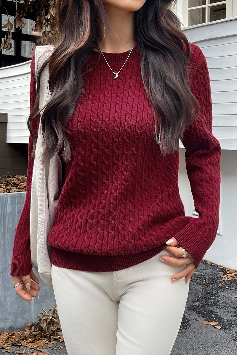 Classic Cable Knit Sweater