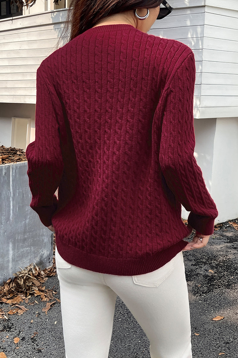 Classic Cable Knit Sweater