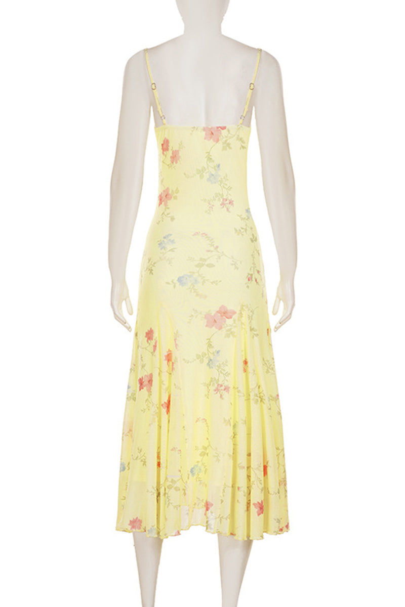 Floral Print Casual Dress