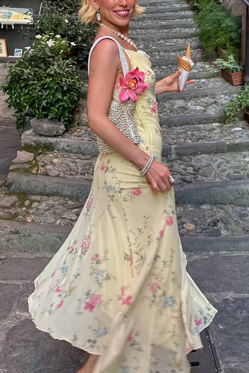 Floral Print Casual Dress