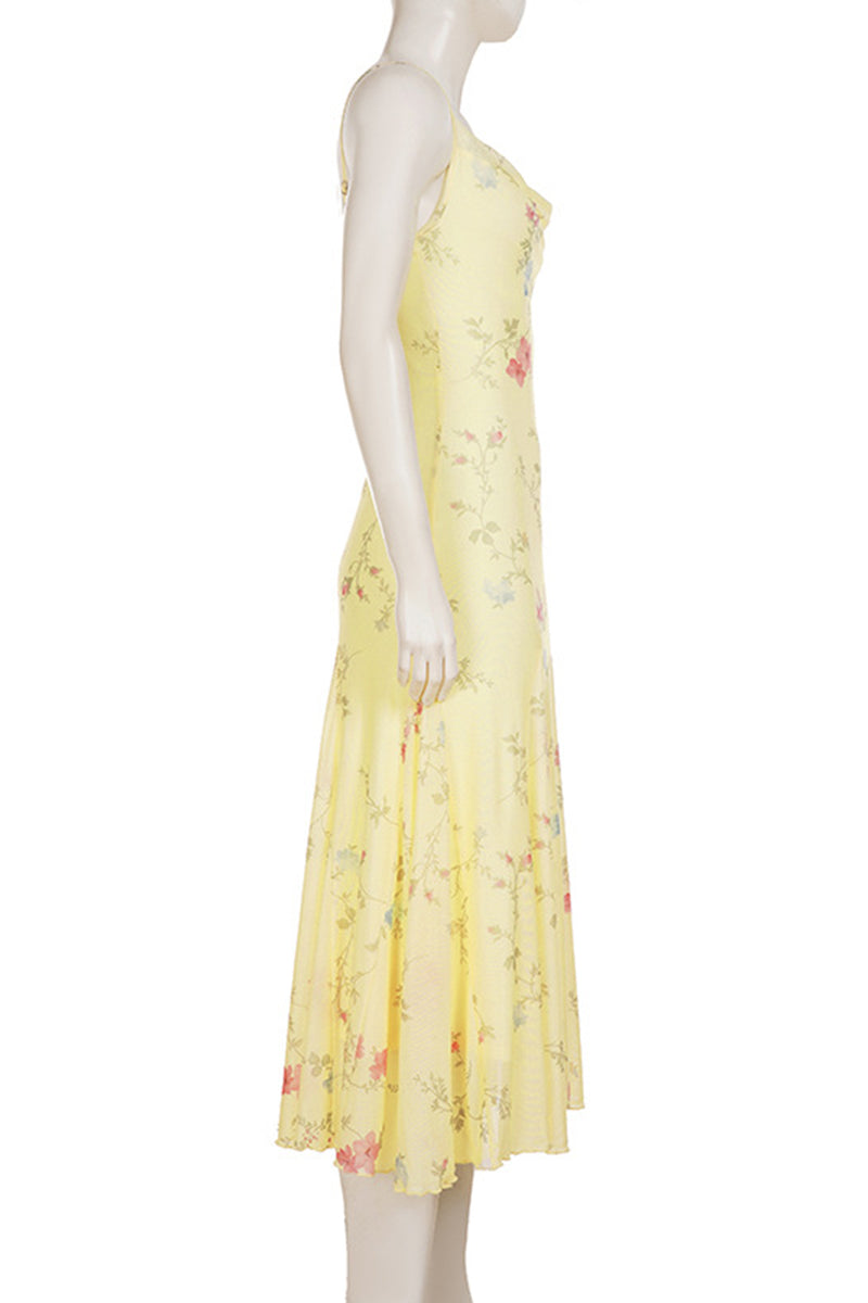 Floral Print Casual Dress