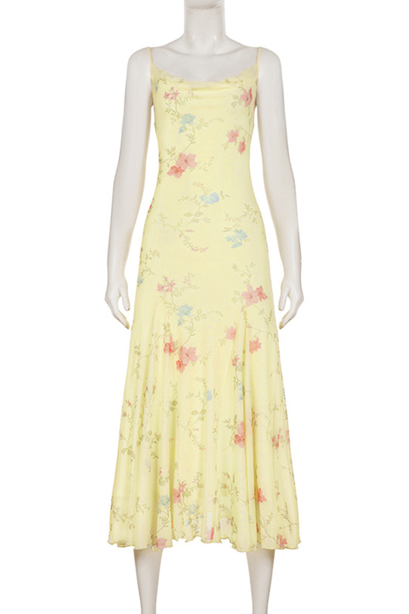 Floral Print Casual Dress